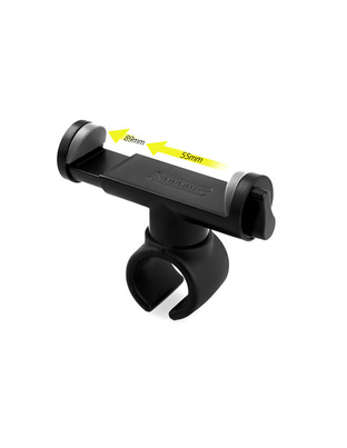 ΒΑΣΗ SMARTPHONE MOTO/ΠΟΔΗΛΑΤΟΥ/ΤΙΜΟΝΙΟΥ 55-89mm ΚΑΙ ΕΩΣ 12mm ΠΑΧΟΣ ΣΥΣΚΕΥΗΣ XENOMIX ΜΑΥΡΗ