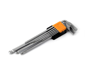 Amio - Σετ Κλειδιά Άλεν Imbus Μακριά 230mm IKL Τ10-Τ50 για Πρόσβαση σε Δύσκολα Σημεία με Αντοχή και Σταθερό Κράτημα - 9 Τεμ. (01721/AM)