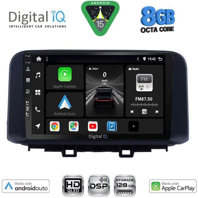 DIGITAL IQ BXF 18237_CPAA (10inc) MULTIMEDIA TABLET for HYUNDAI KONA mod. 2017-2023
