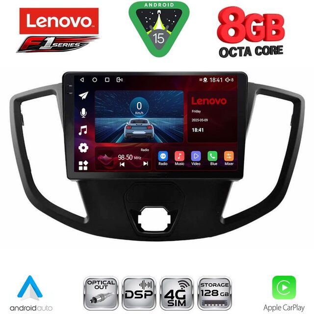 LENOVO SSR 10179_CPA  (9inc) MULTIMEDIA TABLET for FORD TRANSIT mod. 2014-2020