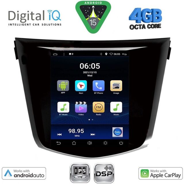DIGITAL IQ BXF 6968_CPAA TESLA STYLE  for NISSAN QASHQAI - XTRAIL mod. 2014-2021