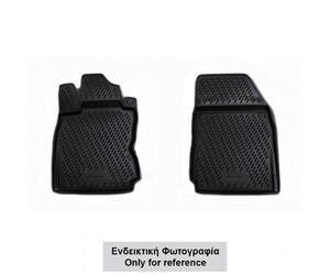 ΠΑΤΑΚΙΑ ΣΕ ΣΚΑΦΗ TPE ΛΑΣΤΙΧΟ ΓΙΑ VW CADDY 2D 2021+   ΣΕ ΜΑΥΡΟ ΧΡΩΜΑ NOVLINE - 2 ΤΕΜ.