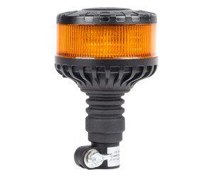 Amio - ΦΑΡΟΣ HEAVY DUTY W28P 12/24V 16LED ΕΛΑΣΤΙΚΟΣ ΒΙΔΩΤΟΣ ΠΟΡΤΟΚΑΛΙ Υ169mm Φ110mm - 1 τεμ. (04104/AM)