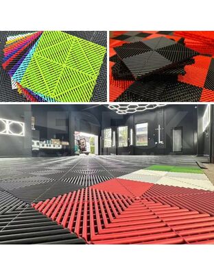 DIGITAL IQ PLASTIC FLOOR TILES 6TEM (GREEN)