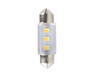 ΛΑΜΠΑΚΙΑ ΠΛΑΦΟΝΙΕΡΑΣ C5W/C10W 12V 0,24W SV8,5 36mm LED 3xSMD3528 ΛΕΥΚΟ 1ΤΕΜ.