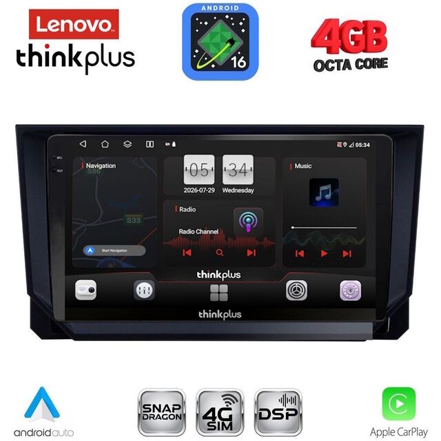 LENOVO LTG 7573_CPA (9inc) MULTIMEDIA TABLET for SEAT ARONA - IBIZA mod. 2018-2026