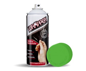 ΠΡΟΣΤΑΤΕΥΤΙΚΟ ΦΙΛΜ ΣΕ ΣΠΡΕΙ WRAPPER NEON GREEN 400 ml (ΠΡΑΣΙΝΟ ΦΩΣΦΟΡΙΖΕ ΧΡΩΜΑ)