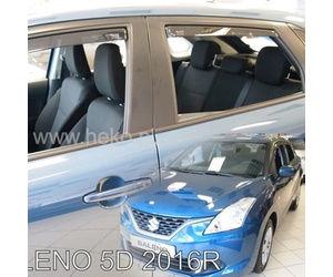 ΑΝΕΜΟΘΡΑΥΣΤΕΣ ΓΙΑ SUZUKI BALENO 5D 2016+ ΣΕΤ ΑΥΤΟΚΙΝΗΤΟΥ ΑΠΟ ΕΥΚΑΜΠΤΟ ΦΙΜΕ ΠΛΑΣΤΙΚΟ HEKO - 4 ΤΕΜ.