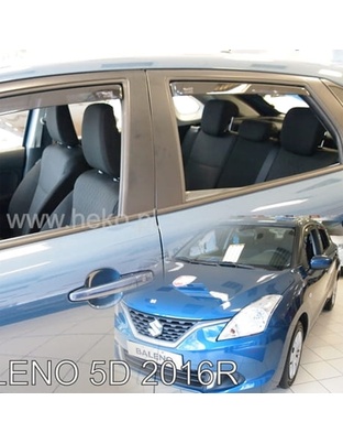 ΑΝΕΜΟΘΡΑΥΣΤΕΣ ΓΙΑ SUZUKI BALENO 5D 2016+ ΣΕΤ ΑΥΤΟΚΙΝΗΤΟΥ ΑΠΟ ΕΥΚΑΜΠΤΟ ΦΙΜΕ ΠΛΑΣΤΙΚΟ HEKO - 4 ΤΕΜ.