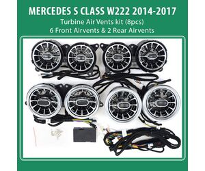 DIQ AMBIENT 8176 SF - BENZ S (W222) (Digital iQ Turbine Air Vent Ambient Light Kit MERCEDES S (W222) mod. 2014-2017)