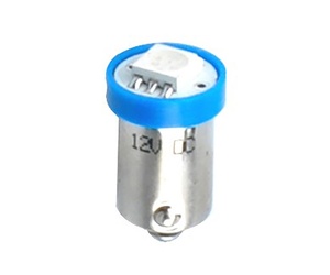 T4W 12V 0,24W BA9s (ΜΙΝΙΟΝ) LED 1xSMD5050 ΜΠΛΕ 1ΤΕΜ.
