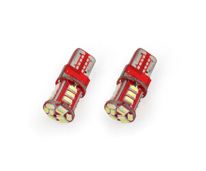 Amio - Λαμπάκια LED 21SMD τύπου T10 βάση W5W τάση λειτουργίας 12V απόδοσης 1W χρώμα λευκό για Επιβατικά Αυτοκίνητα - 2 τεμ. (01093/AM)