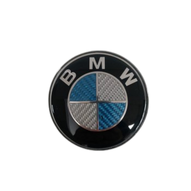 Σήμα μπλέ look carbon 74mm - Bmw