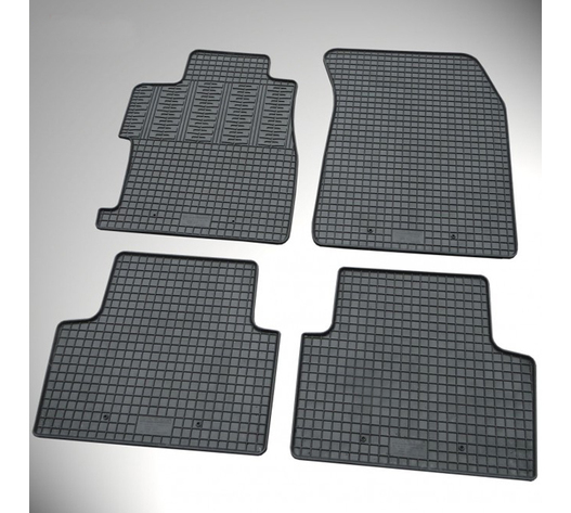 Cik - ΠΑΤΑΚΙΑ ΑΥΤΟΚΙΝΗΤΟΥ ΑΠΟ ΛΑΣΤΙΧΟ ΓΙΑ LAND ROVER DISCOVERY L462 2017+ ΣΕ ΜΑΥΡΟ ΧΡΩΜΑ ΜΕ ΚΟΥΜΠΩΜΑΤΑ - 4 ΤΕΜ. (RM.LR.0002/CK)
