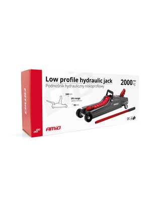 Amio - ΓΡΥΛΟΣ ΥΔΡΑΥΛΙΚΟΣ ΜΕ ΡΟΔΕΣ 2.000KG (ΥΨΟΣ 90-340mm) -1 ΤΕΜ. (02500/AM)