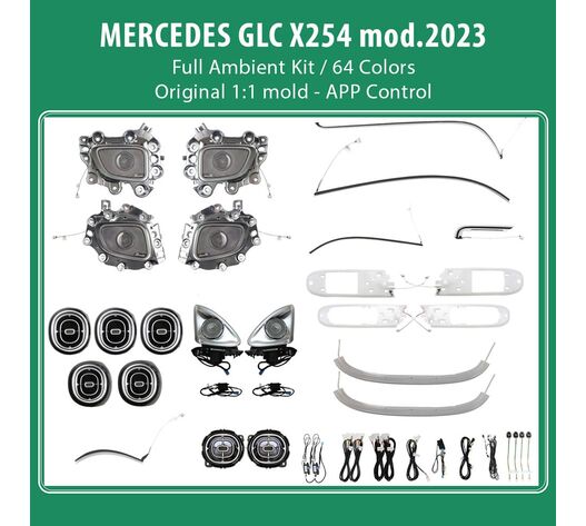 DIQ AMBIENT 8173 BJE6 - BENZ GLC (X254) (Digital iQ Ambient Light for Mercedes GLC (X254)  mod. 2023> FULLKIT )