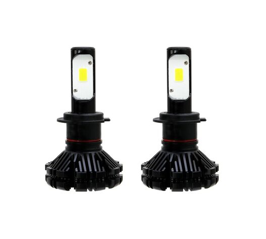 Amio - Σετ Λαμπτήρων Αυτοκινήτου CX SERIES τεχνολογίας LED τύπου H7 βάση PX26d τάση λειτουργίας 6-18V απόδοσης 30W χρώμα 6000K για Επιβατικά Αυτοκίνητα και Μοτοσυκλέτες - 2 τεμ. (01074/AM)