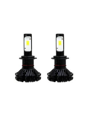 Amio - Σετ Λαμπτήρων Αυτοκινήτου CX SERIES τεχνολογίας LED τύπου H7 βάση PX26d τάση λειτουργίας 6-18V απόδοσης 30W χρώμα 6000K για Επιβατικά Αυτοκίνητα και Μοτοσυκλέτες - 2 τεμ. (01074/AM)