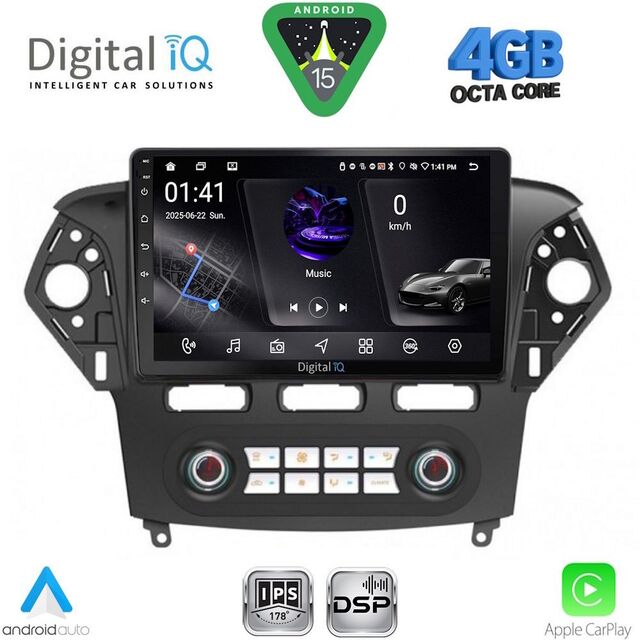 DIGITAL IQ RSG 6163_CPA CLIMA (10inc) MULTIMEDIA TABLET for FORD MONDEO mod. 2011-2013