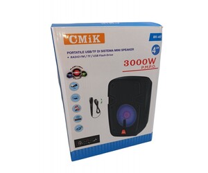 ΦΟΡΗΤΟ ΗΧΕΙΟ ΜΕ LED ΦΩΤΙΣΜΟ MK-407