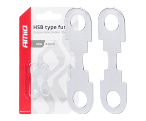 Amio - ΑΣΦΑΛΕΙΕΣ FLAT 42mm 60A - 2 Τεμ. (03500/AM)