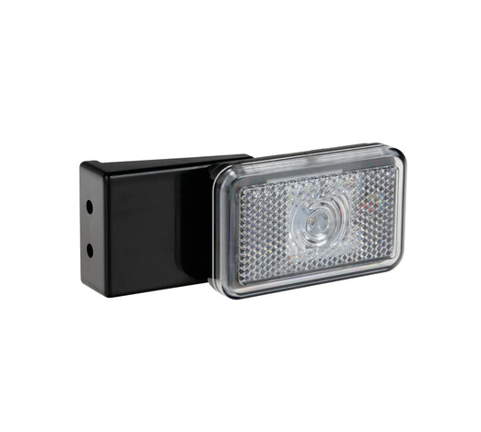 ΦΩΣ ΟΓΚΟΥ 12/24V  1LED ΜΕ ΒΑΣΗ ΚΑΙ ΑΝΑΚΛΑΣΤΗΡΑ ΛΕΥΚΟ  LAMPA - 1 TEM.