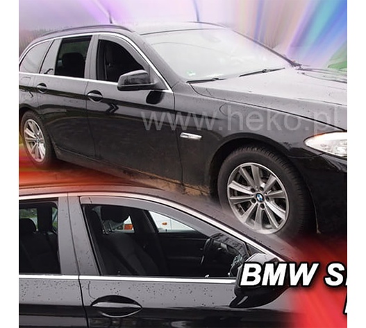 ΑΝΕΜΟΘΡΑΥΣΤΕΣ ΓΙΑ BMW ΣΕΙΡΑ 3 F30/F31 4D/5D 2012-2018 ΖΕΥΓΑΡΙ ΑΠΟ ΕΥΚΑΜΠΤΟ ΦΙΜΕ ΠΛΑΣΤΙΚΟ HEKO - 2 ΤΕΜ.