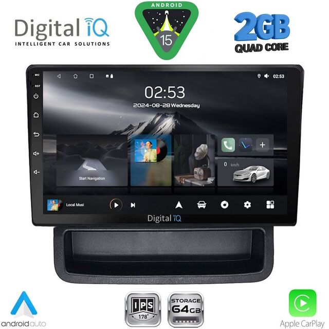 DIGITAL IQ RSD 1558B_CPA (10inc) MULTIMEDIA TABLET for OPEL VIVARO – RENAULT TRAFIC - NISSAN PRIMASTAR mod. 2004-2015