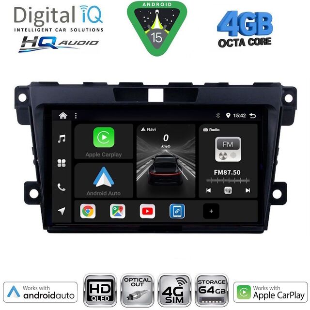 DIGITAL IQ BXK 19389_CPAA (9inc) MULTIMEDIA TABLET for MAZDA CX7 mod. 2006-2012