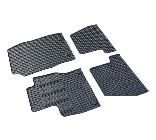Cik - ΠΑΤΑΚΙΑ ΑΥΤΟΚΙΝΗΤΟΥ ΑΠΟ ΛΑΣΤΙΧΟ ΓΙΑ FORD FOCUS FACELIFT 2015-2018 ΣΕ ΜΑΥΡΟ ΧΡΩΜΑ ΜΕ ΚΟΥΜΠΩΜΑΤΑ - 4 ΤΕΜ. (RM.FO.0022/CK)