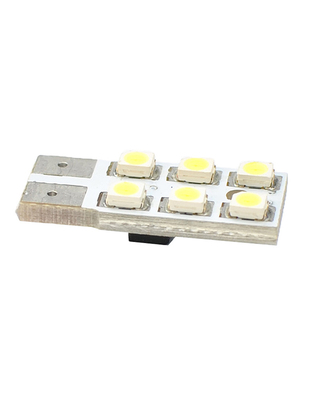 T10 W5W 12V W2,1x9,5d LED 6xSMD3528 ΛΕΥΚΟ (ΚΑΡΦΩΤΟ ΑΚΑΛΥΚΟ) BLISTER 2ΤΕΜ. M-TECH