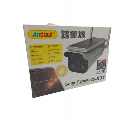 WIFI CAMERA 4K ΜΕ ΗΛΙΑΚΟ ΠΑΝΕΛ ANDOWL Q-S31