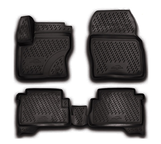 ΠΑΤΑΚΙΑ ΣΕ ΣΚΑΦΗ TPE ΛΑΣΤΙΧΟ ΓΙΑ FORD KUGA 5D 2013-2019  ΣΕ ΜΑΥΡΟ ΧΡΩΜΑ NOVLINE - 4 ΤΕΜ.