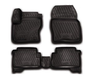 ΠΑΤΑΚΙΑ ΣΕ ΣΚΑΦΗ TPE ΛΑΣΤΙΧΟ ΓΙΑ FORD KUGA 5D 2013-2019  ΣΕ ΜΑΥΡΟ ΧΡΩΜΑ NOVLINE - 4 ΤΕΜ.