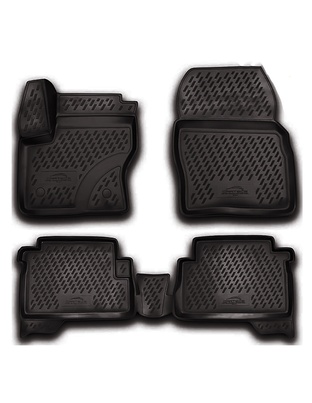 ΠΑΤΑΚΙΑ ΣΕ ΣΚΑΦΗ TPE ΛΑΣΤΙΧΟ ΓΙΑ FORD KUGA 5D 2013-2019  ΣΕ ΜΑΥΡΟ ΧΡΩΜΑ NOVLINE - 4 ΤΕΜ.