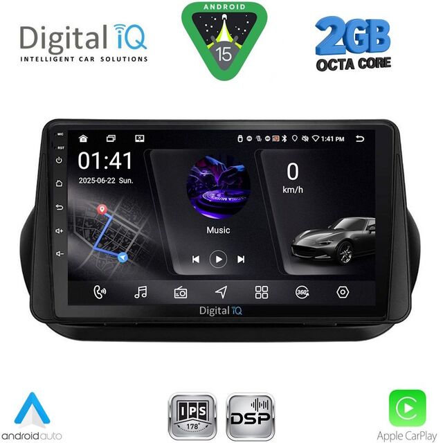 DIGITAL IQ RSF 4142_CPA (9inc) MULTIMEDIA TABLET for CITROEN – FIAT – PEUGEOT mod. 2008-2018