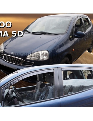 ΑΝΕΜΟΘΡΑΥΣΤΕΣ ΓΙΑ CHEVROLET TACUMA 5D 2001+ ΣΕΤ ΑΥΤΟΚΙΝΗΤΟΥ ΑΠΟ ΕΥΚΑΜΠΤΟ ΦΙΜΕ ΠΛΑΣΤΙΚΟ HEKO - 4 ΤΕΜ.