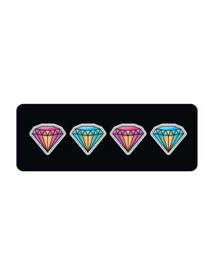ΚΑΛΥΜΜΑ ΤΙΜΟΝΙΟΥ SKIN-COVER DIAMOND (ΔΙΑΜΑΝΤΙΑ) 38/40cm (M) ΜΑΥΡΟ ΕΛΑΣΤΙΚΟ ΠΟΛΥΕΣΤΕΡΙΚΟ 2mm ΠΑΧΟΣ