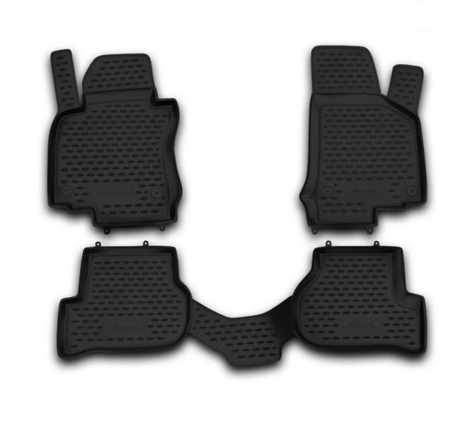 ΠΑΤΑΚΙΑ ΣΕ ΣΚΑΦΗ TPE ΛΑΣΤΙΧΟ ΓΙΑ VW GOLF 6 5D 04/2009-2012 (ΧΩΡΙΣ ΤΕΜΠΕΛΗ)  ΣΕ ΜΑΥΡΟ ΧΡΩΜΑ NOVLINE - 4 ΤΕΜ.