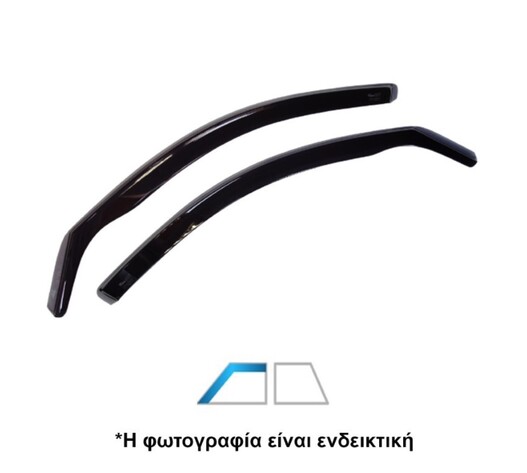 ΑΝΕΜΟΘΡΑΥΣΤΕΣ ΓΙΑ VW CRAFTER 2006-2017 / MERCEDES SPRINTER W906 2006-2018 ΖΕΥΓΑΡΙ VAN ΓΙΑ ΟΛΟ ΤΟ ΤΖΑΜΙ ΑΠΟ ΕΥΚΑΜΠΤΟ ΦΙΜΕ ΠΛΑΣΤΙΚΟ HEKO - 2 ΤΕΜ.