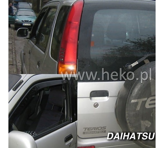 ΑΝΕΜΟΘΡΑΥΣΤΕΣ ΓΙΑ DAIHATSU TERIOS 5D 1998-2005 ΖΕΥΓΑΡΙ ΑΠΟ ΕΥΚΑΜΠΤΟ ΦΙΜΕ ΠΛΑΣΤΙΚΟ HEKO - 2 ΤΕΜ.