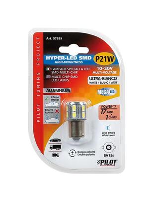 ΛΑΜΠΑΚΙ P21W 10-30V MEGA LED 17