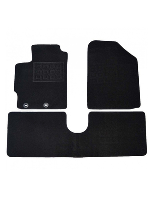 Cik -  ΠΑΤΑΚΙΑ ΜΟΚΕΤΑ ΓΙΑ TOYOTA YARIS 3D / 5D 2011-2019 ΣΕ ΜΑΥΡΟ ΧΡΩΜΑ ΜΕ ΚΟΥΜΠΩΜΑΤΑ - 3 ΤΕΜ. (VM.TO.840212/CK)