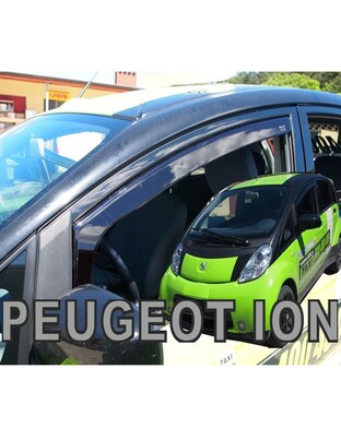 ΑΝΕΜΟΘΡΑΥΣΤΕΣ ΓΙΑ PEUGEOT iOn 5D 2010-2015 ΖΕΥΓΑΡΙ ΑΠΟ ΕΥΚΑΜΠΤΟ ΦΙΜΕ ΠΛΑΣΤΙΚΟ HEKO - 2 ΤΕΜ.