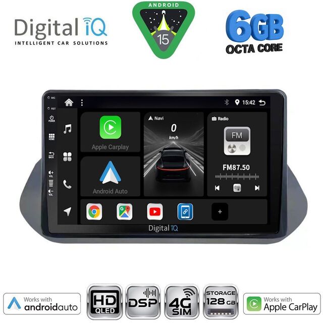 DIGITAL IQ BXF 17469_CPAA (10inc) MULTIMEDIA TABLET for NISSAN QASHQAI mod. 2021-2024