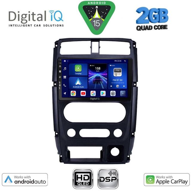 DIGITAL IQ BXC 3678_CPAA (9inc) MULTIMEDIA TABLET for SUZUKI JIMNY mod. 2007-2017