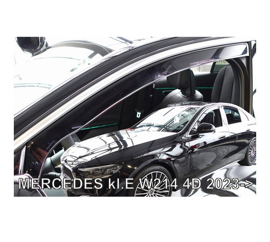 ΑΝΕΜΟΘΡΑΥΣΤΕΣ ΓΙΑ MERCEDES W214 4D 2023+ ΖΕΥΓΑΡΙ ΑΠΟ ΕΥΚΑΜΠΤΟ ΦΙΜΕ ΠΛΑΣΤΙΚΟ HEKO - 2 ΤΕΜ.