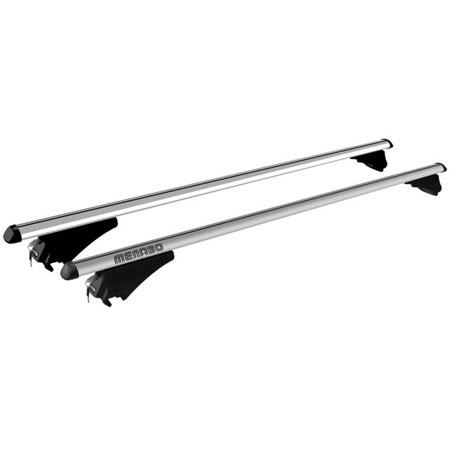 MENABO ΜΠΑΡΕΣ ΟΡΟΦΗΣ ΑΛΟΥΜΙΝΙΟΥ TIGER 118.5 cm ΣΕ ΑΣΗΜΙ ΧΡΩΜΑ ΓΙΑ Lexus UX (ZA10) 5 doors 2018> ΜΕ FLUSH ή RAISED RAILS - 2 ΤΕΜ. (8490/ΜΒ)