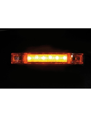 ΦΩΣ ΦΟΡΤΗΓΟΥ 6LED ΠΟΡΤΟΚΑΛΙ 24V 100mm