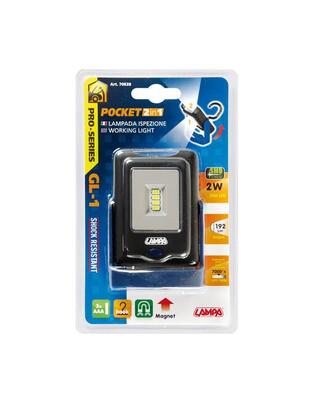 ΦΑΚΟΣ GL-1 ΜΕ 7LED192lm 2W 7.000K PRO-SERIES ΑΔΙΑΒΡΟΧΟΣ ΜΕ ΜΑΓΝΗΤΙΚΗ ΒΑΣΗ+ΓΑΝΤΖΟΣ